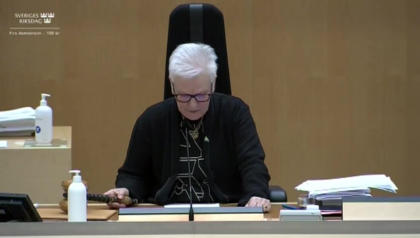 Stillbild från Beslut, Beslut