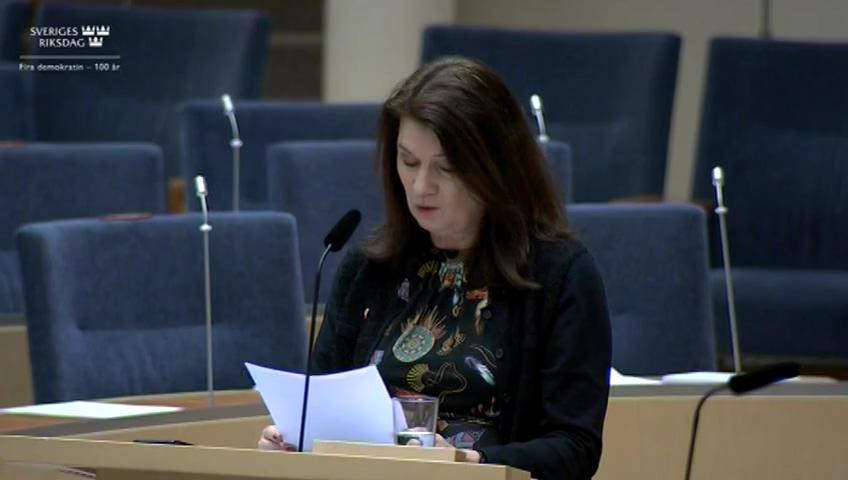 Stillbild från Interpellationsdebatt, EU:s strategiska kompass