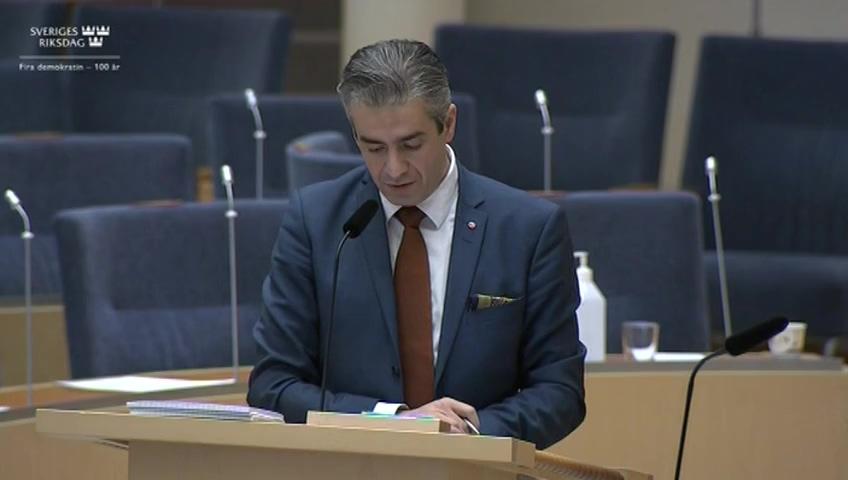 Stillbild från Interpellationsdebatt, Den ökande inflationen