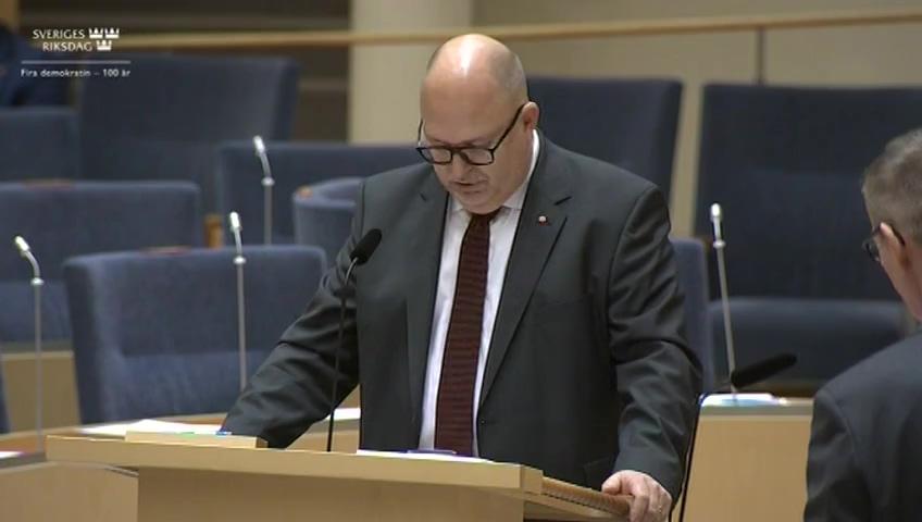 Stillbild från Interpellationsdebatt, Beslut om Kallak