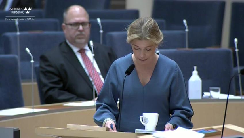 Stillbild från Interpellationsdebatt, Beslut om slutförvaret