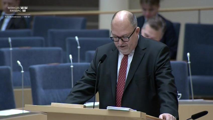 Stillbild från Interpellationsdebatt, Pandemistöd till företag