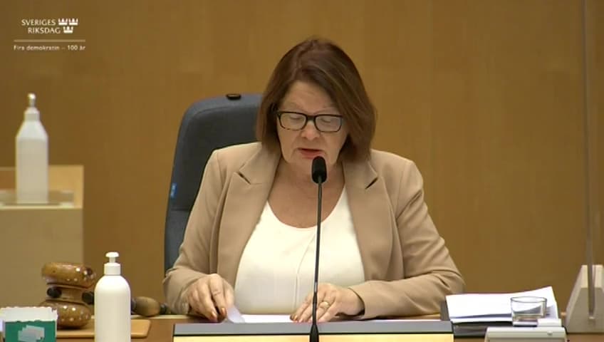 Stillbild från Beslut, Beslut