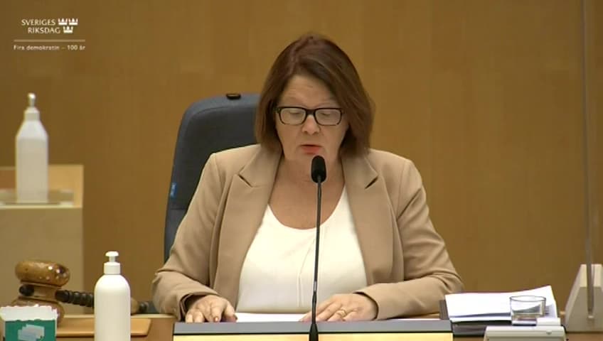 Stillbild från Beslut, Beslut