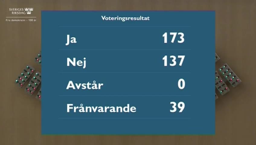Stillbild från Beslut, Beslut