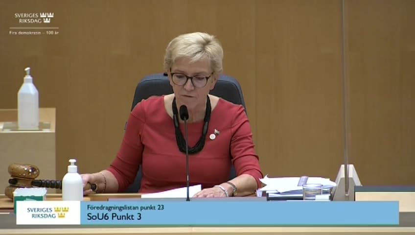 Stillbild från Beslut, Beslut