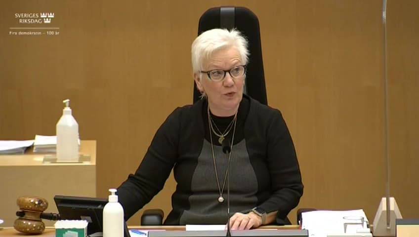 Stillbild från Val, Val av ställföreträdande justitieombudsman