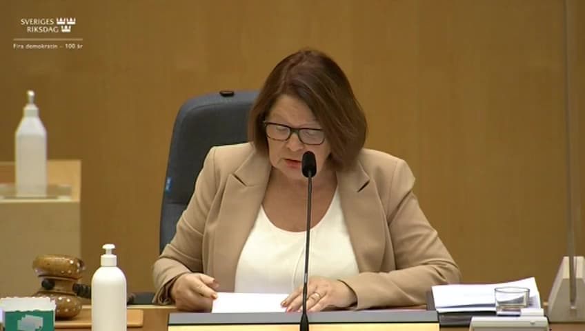 Stillbild från Beslut, Beslut