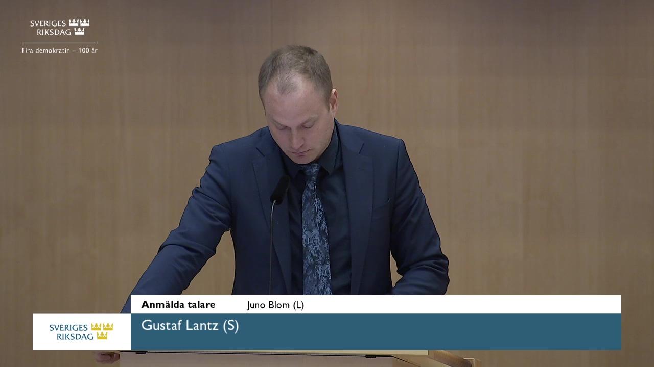 Stillbild från Debatt om förslag, Nya verktyg mot gängkriminaliteten