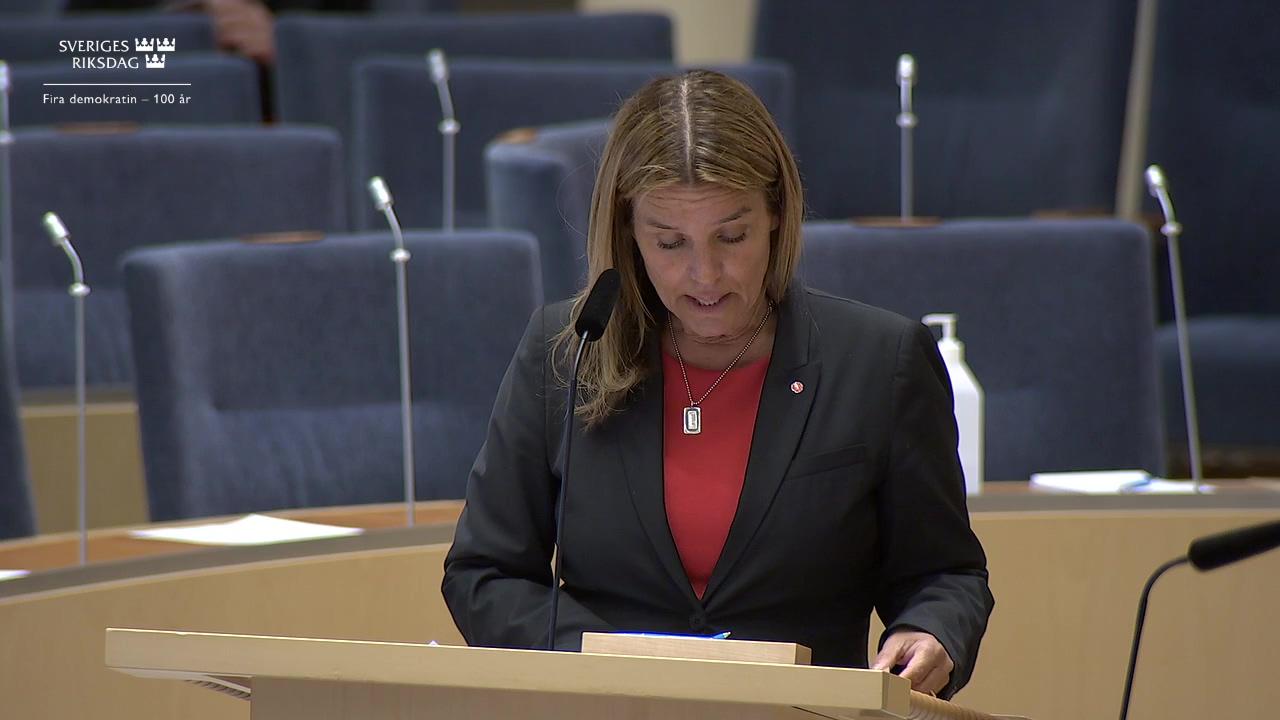 Stillbild från Interpellationsdebatt, Hundsmuggling och risken för rabies