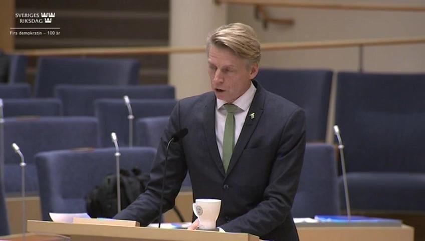 Stillbild från Interpellationsdebatt, Slutförvarets framtid