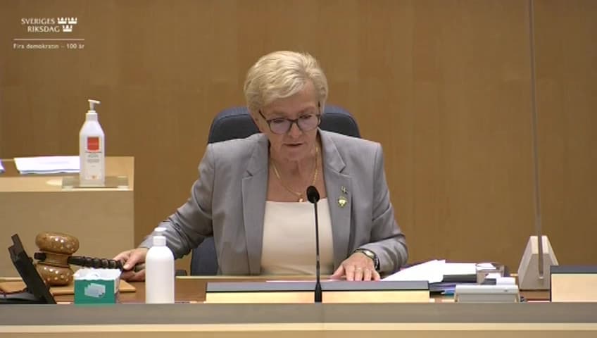 Stillbild från Beslut, Beslut