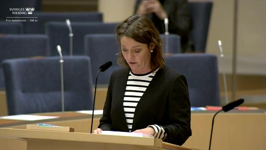 Stillbild från Interpellationsdebatt, Konvertering av utländska betyg