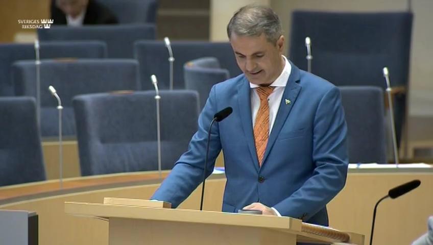 Stillbild från Interpellationsdebatt, Förutsättningar för skärgården att leva året om