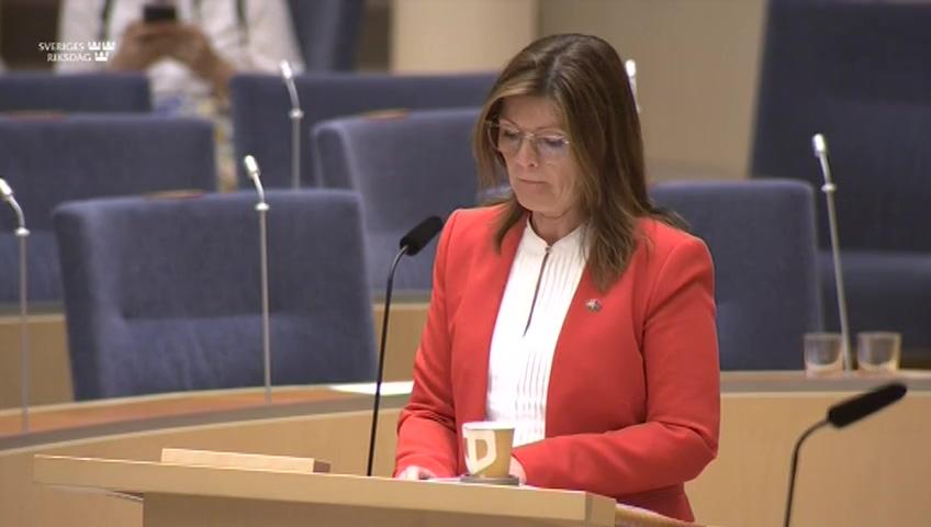 Stillbild från Interpellationsdebatt, Långtidsarbetslösheten
