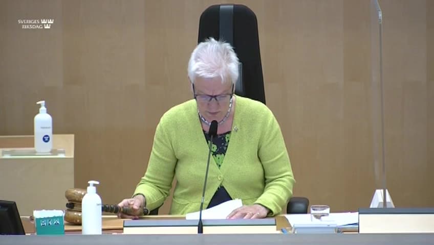 Stillbild från Beslut, Beslut