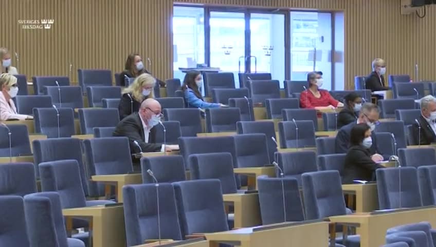 Stillbild från Beslut, Beslut
