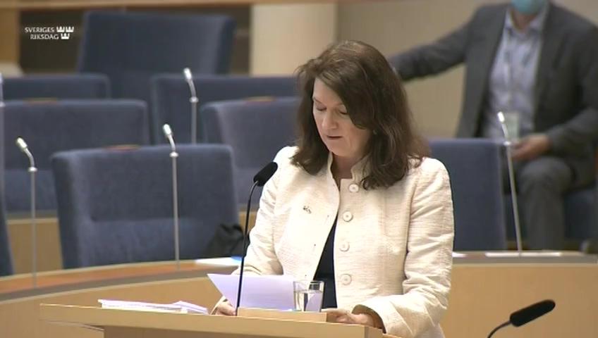 Stillbild från Interpellationsdebatt, Sveriges erkännande av folkmordet 1915