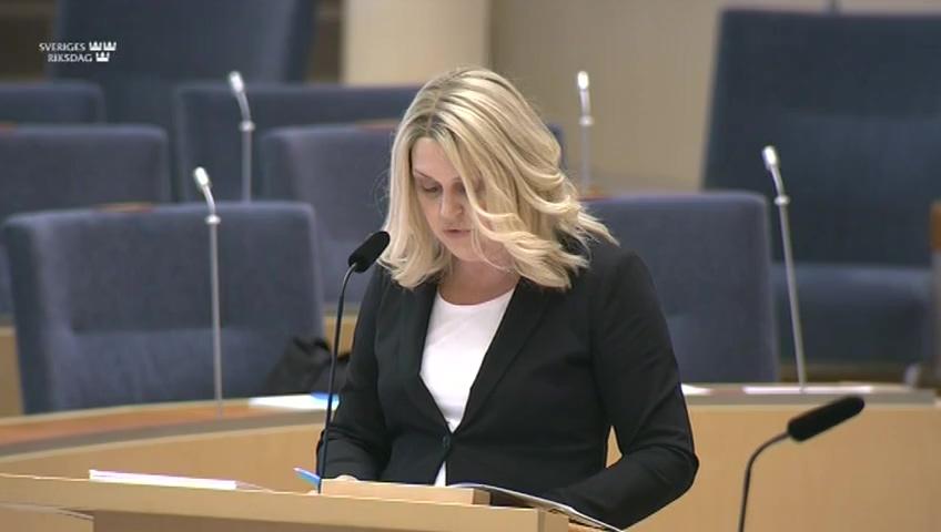 Stillbild från Interpellationsdebatt, Vaccinationsmotstånd bland vårdpersonal