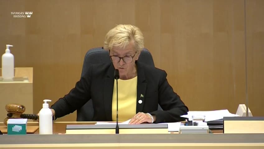 Stillbild från Beslut, Beslut