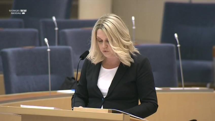 Stillbild från Interpellationsdebatt, Sekvensering av provsvar