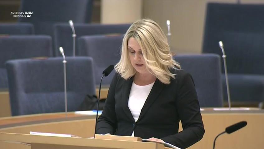 Stillbild från Interpellationsdebatt, Stoppade antikroppstester och covidpass