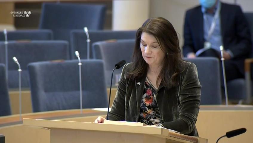 Stillbild från Interpellationsdebatt, De svenska barnen i nordöstra Syrien