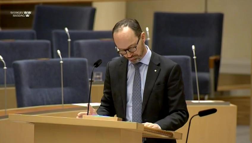 Stillbild från Interpellationsdebatt, Vägar på landsbygden