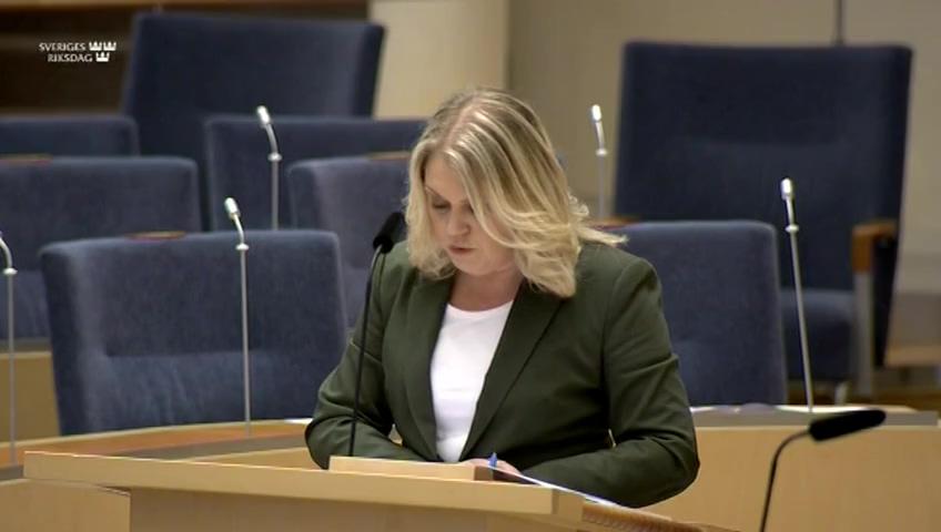 Stillbild från Interpellationsdebatt, Jämlik vård