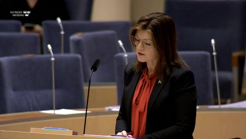 Stillbild från Interpellationsdebatt, Extratjänster