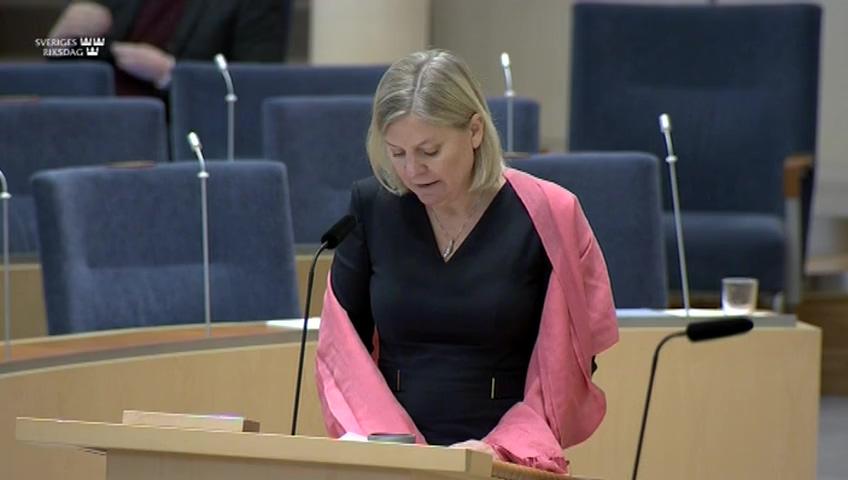 Stillbild från Interpellationsdebatt, Problem kring samordningsnummer