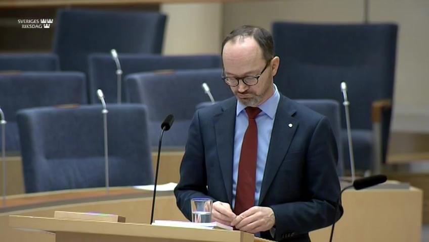 Stillbild från Interpellationsdebatt, Vinterväghållningen