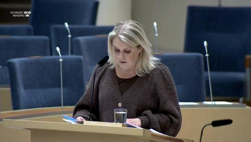 Stillbild från Interpellationsdebatt, Agerande under coronapandemin