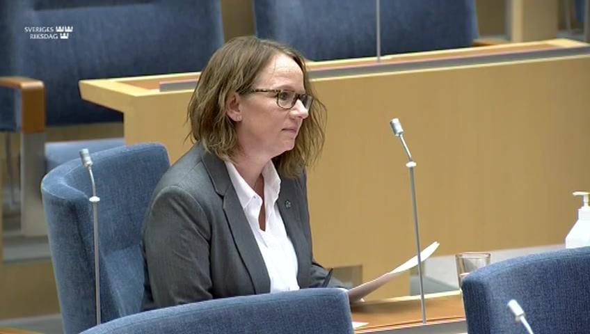 Stillbild från Interpellationsdebatt, Ersättningsnämnden