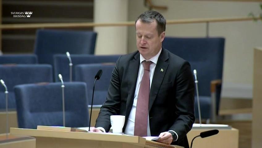 Stillbild från Interpellationsdebatt, Förutsättningarna för ny kärnkraft