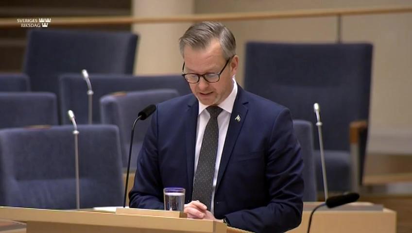 Stillbild från Interpellationsdebatt, Brott som inte leder till straff