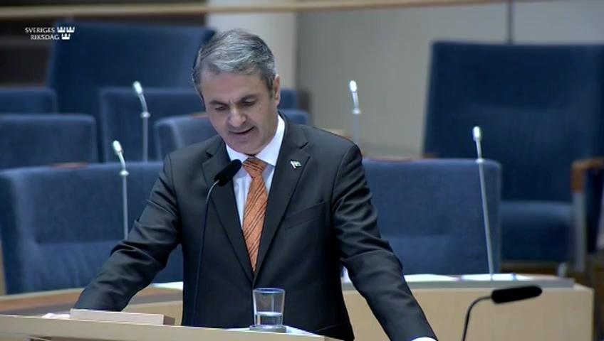 Stillbild från Interpellationsdebatt, Postnord och olagliga transporter