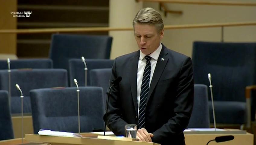 Stillbild från Interpellationsdebatt, Det andra amorteringskravet