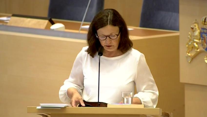 Stillbild från Interpellationsdebatt, Utredningen om konfessionella inslag i skolväsendet