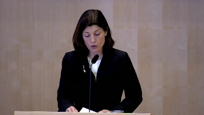 Stillbild från Debatt om förslag, Författningsfrågor