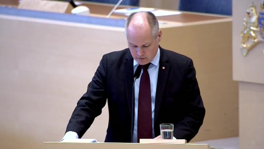 Stillbild från Interpellationsdebatt, Olagliga barnäktenskap 