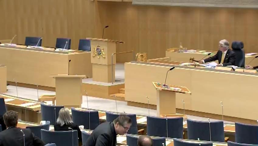 Stillbild från Debatt om förslag, Anhöriginvandring