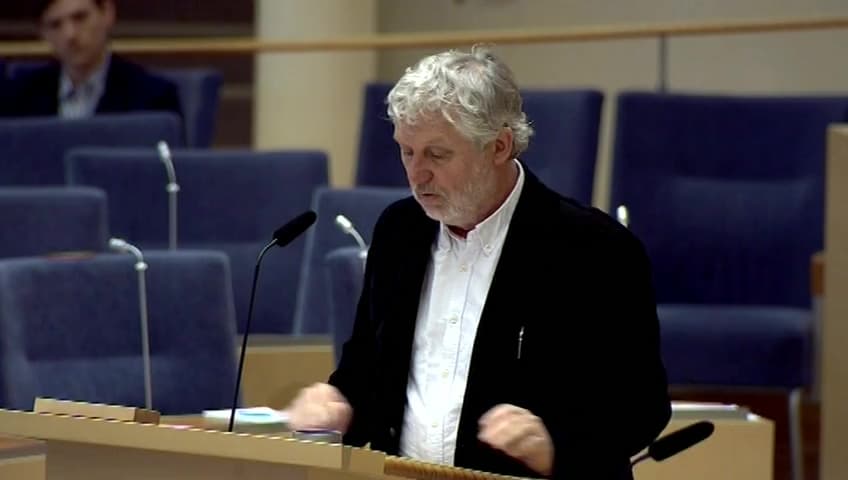 Stillbild från Interpellationsdebatt, Situationen i Zimbabwe