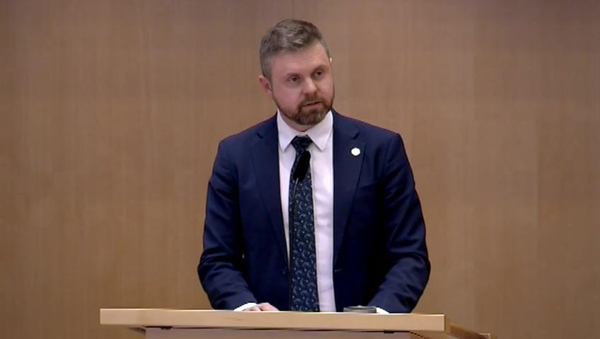 Stillbild från Debatt om förslag, Organisationen för säkerhet och samarbete i Europa (OSSE)