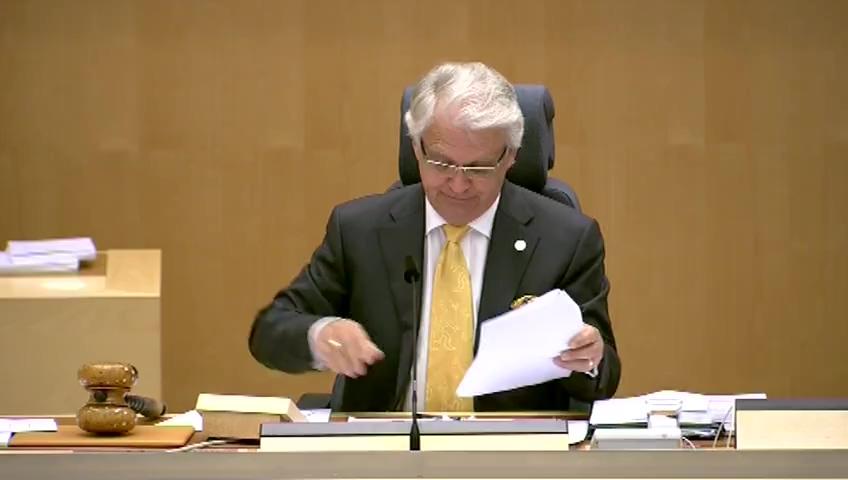 Stillbild från Debatt om förslag, Arbetskraftsinvandring