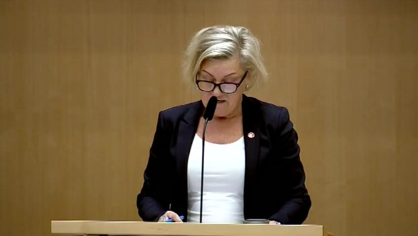 Stillbild från Debatt om förslag, Våldsbrott och brottsoffer