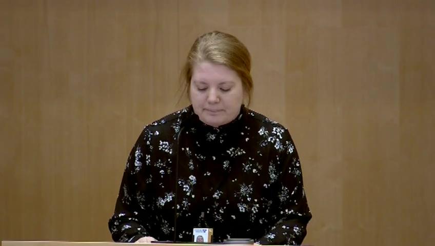 Stillbild från Debatt om förslag, Minoritetsfrågor