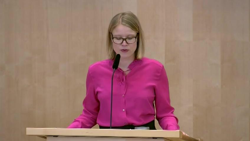 Stillbild från Debatt om förslag, Kommissionens meddelande om en EU-ram för hormonstörande ämnen