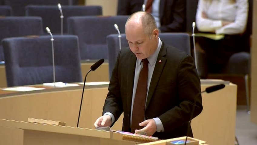 Stillbild från Interpellationsdebatt, Kompetensutvisningar