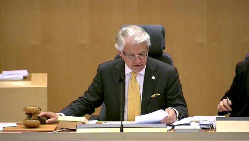 Stillbild från Debatt om förslag, Avtal om social trygghet mellan Sverige och Filippinerna